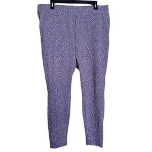Torrid Women's Purple Heathered Ankle Leggings Signature Waistband Size 2X
